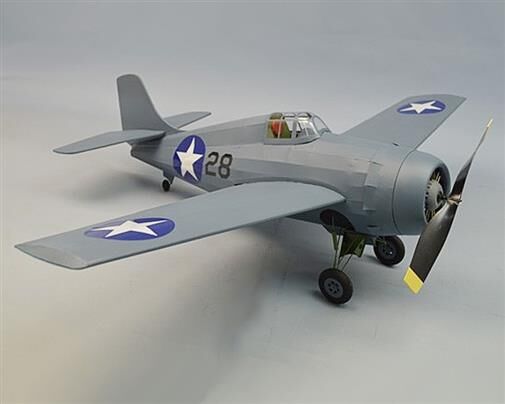 DUMAS AIRCRAFT Gummimotor Flugmodel F4F Wildcat Balsabausatz / ds339