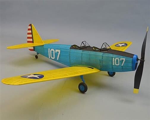 DUMAS AIRCRAFT Gummimotor Flugmodell Fairchild PT-19 Balsabausatz / ds341