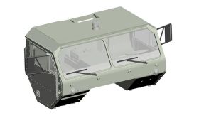 Amewi Fahrerkabine komplett grün für 8x8 Truck...