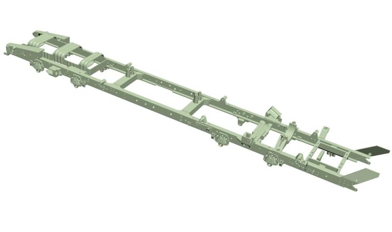 Amewi Rahmen grün für 8x8 Truck / 011-T026G