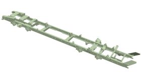 Amewi Rahmen grün für 8x8 Truck / 011-T026G