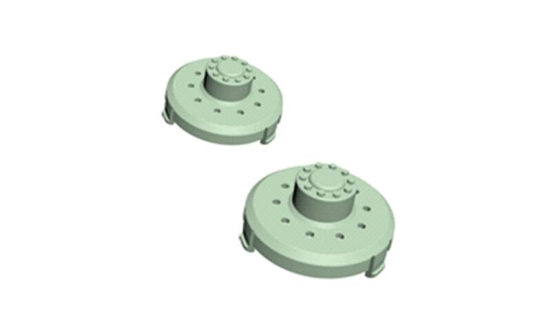 Amewi Radkappen grün für 8x8 Truck / 011-T034G