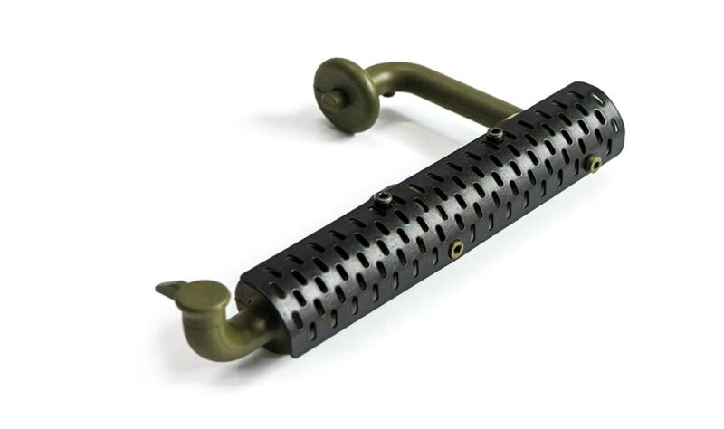 Amewi Schalldämpfer mit Hitzeblech für 8x8 Truck grün / 011-T039G