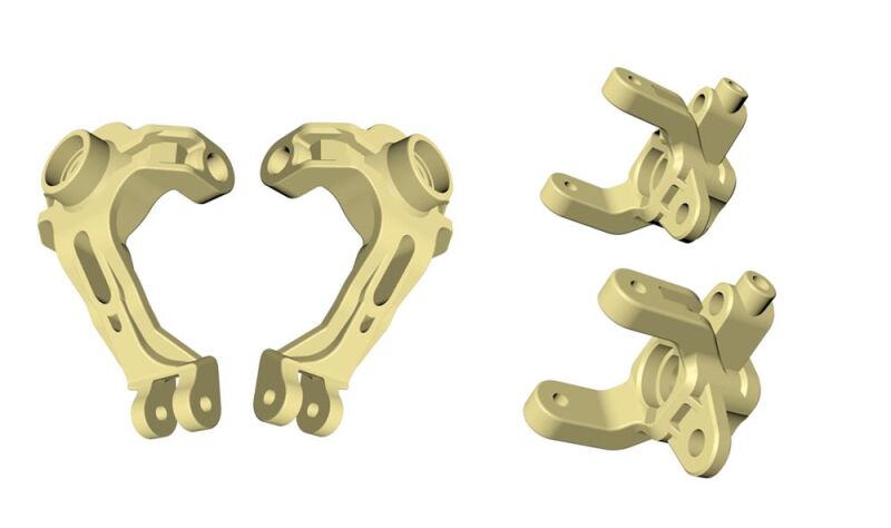 Amewi Achsschenkel & Lenkhebel für 8x8 Truck sand / 011-T042