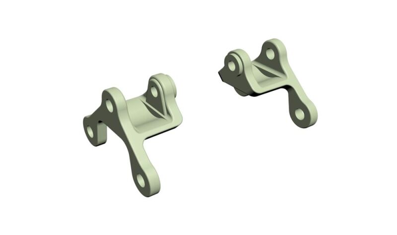 Amewi Brücken Befestigung für 8x8 Truck green / 011-T044G