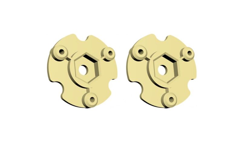 Amewi Radnabe 2 Stück für 8x8 Truck sand / 011-T047