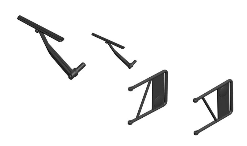 Amewi Scheibenwischer & Spiegel für 8x8 Truck / 011-T053