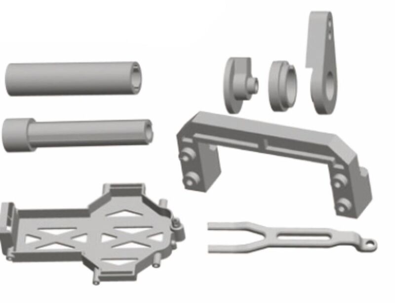 Amewi Wellenhülse, Servo & Akkuteile für Eagle 3.2 & 3.3 / 014-1010