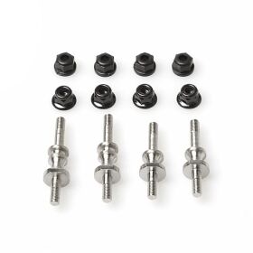 PR Racing front Rear Steel Shock Stand off Set / PR81430106