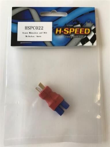 H-Speed Deans Männchen auf EC3 Weibchen kurz Adapter / HSPC022
