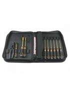 Arrowmax AM TOOLSET FOR 1:10 OFFROAD (12PCS) WITH TOOLS BAG BLACK GOLDEN / AM199441