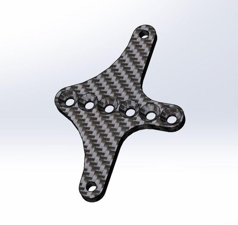 CRC WTF-1 DS Top Deck-Graphite / CRC1571