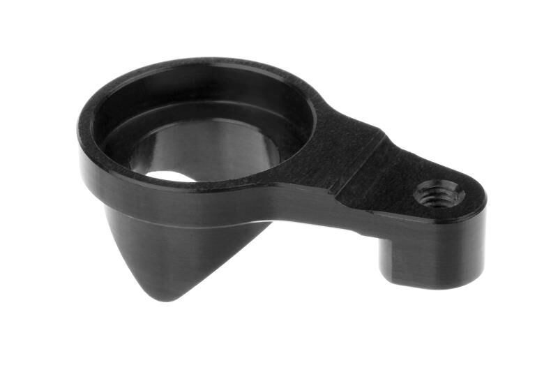 Team Corally Servo Saver Arm Part B Alu 7075 Hard Anodized Black 1 pc / C-00140-149