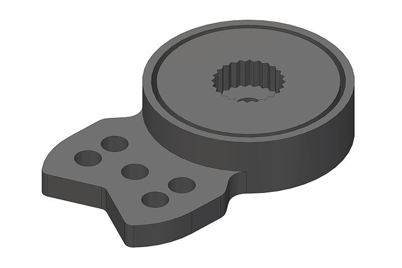 Team Corally Servo Saver HD Gross Universal 23-24-25 Spline 3 mm loch / C-10124-3