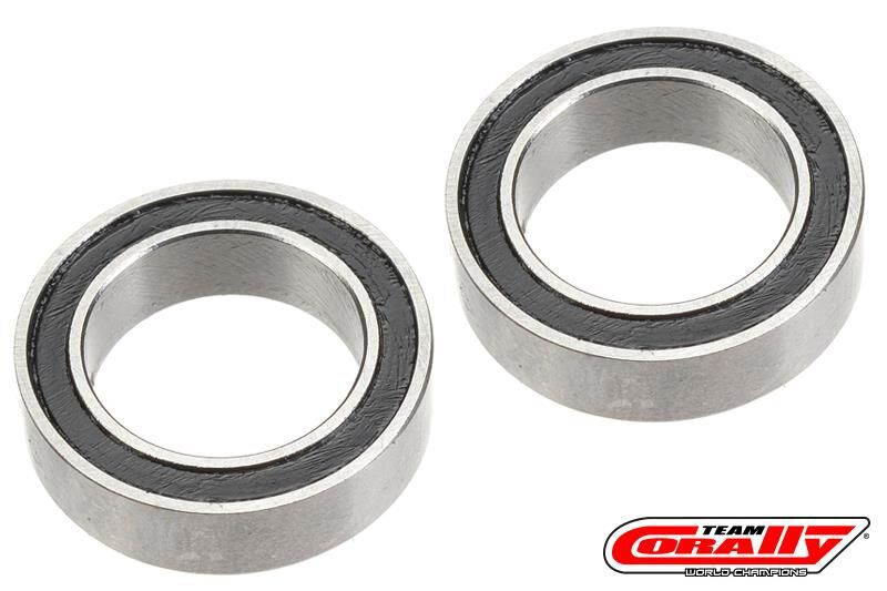 Team Corally Ball Bearing Abec 3 10x15x4 2 pcs / C-3611-3-10-15-04