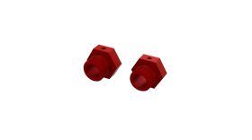 ARRMA Mitnehmer Aluminium 24mm rot (Paar) / ARA310928