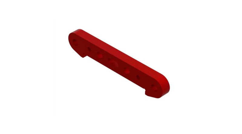 ARRMA Radaufhängung Halter hinten Aluminium rot / ARA330557