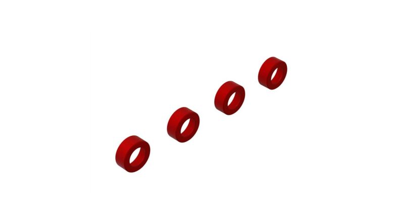 Arrma Ersatzteil Aluminum Suspension Arm End Cap (Red) (4) / ARA330593