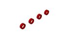 Arrma Ersatzteil Aluminum Suspension Arm End Cap (Red) (4) / ARA330593