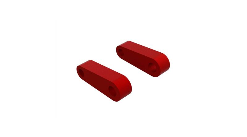 Arrma Ersatzteil Aluminum Fr Suspension Mounts (Red) (2) / ARA330594