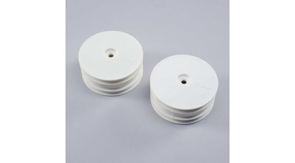 TLR / Team Losi Racing Ersatzteil Front Wheel, White (2) 22X-4 / TLR43022