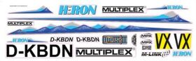 Multiplex / Hitec RC Dekorbogen Heron / 724774
