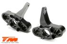 Team Magic Option Part E5 CNC Machined Steering Block Black (2 pcs) / TM510133BK
