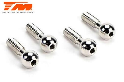 Team Magic Ersatzteil E5 Pivot Ball (9mm pcs) (4 pcs) / TM510134