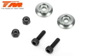 Team Magic Option Part E5 Aluminium Shims for hinten Wing...