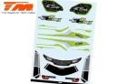 Team Magic Aufkleber E5 HX Grün / TM510190G-1