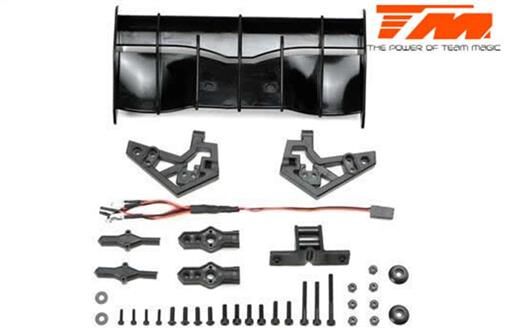 Team Magic Ersatzteil E5HX hinten wing spoiler set / TM510191