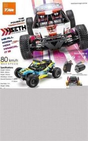 Team Magic Auto 1/8 4WD Desert Truck RTR 2500kv Brushless Motor Wasserdicht 4SETH Rot/Schwarz / TM560016R