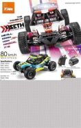 Team Magic Auto 1/8 4WD Desert Truck RTR 2500kv Brushless Motor Wasserdicht 4SETH Rot/Schwarz / TM560016R