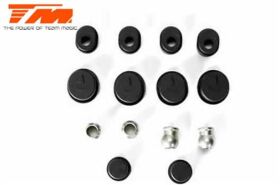 Team Magic Ersatzteil M8JS/JR Gelenkachsenkappen und...