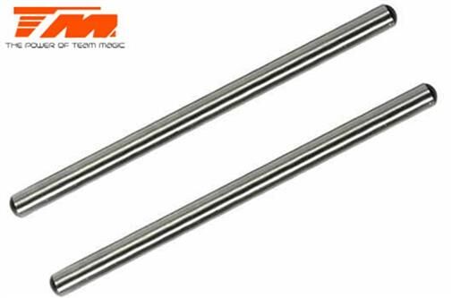 Team Magic Ersatzteil M8JS/JR/B8ER Gelenkachsen Stahl 4x68.8mm (für vorne unten) (2 Stk.) / TM560130