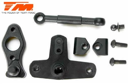 Team Magic Ersatzteil M8JS/JR Gaz Servo Gestänge Satz / TM560180