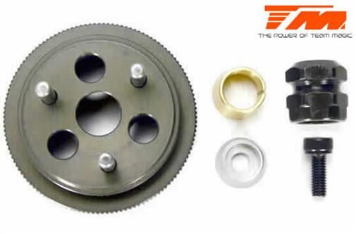 Team Magic Ersatzteil M8JS/JR Kupplung Schwungrad, Konus und Kupplungsmutter (für SG Kurbelwelle) / TM560182