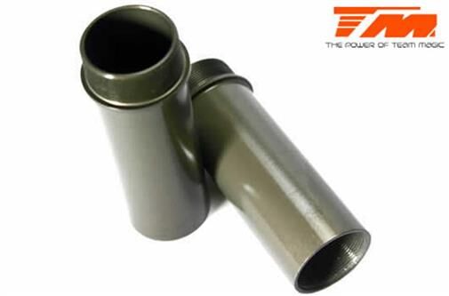 Team Magic Ersatzteil M8JS/JR Stossdämpfergehäuse gehärtet 47mm (2 Stk.) / TM560200