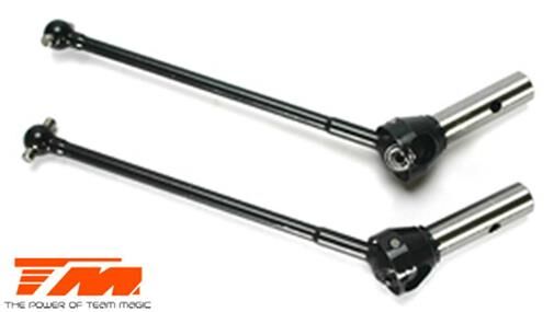 Team Magic Ersatzteil Kardan Universal vorne Stahl 127.25mm (2 Stk.) / TM560212