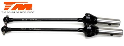 Team Magic Ersatzteil Kardan Universal hinten Stahl 127.25mm (2 Stk.) / TM560213