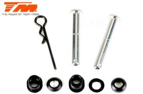 Team Magic Ersatzteil M8JS/JR Heckspoilerhalter Satz /...