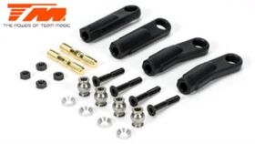 Team Magic Ersatzteil M8JS/JR Spurstangen hinten oben...