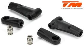 Team Magic Ersatzteil M8JS/JR Obere Querlenker vorne (2...