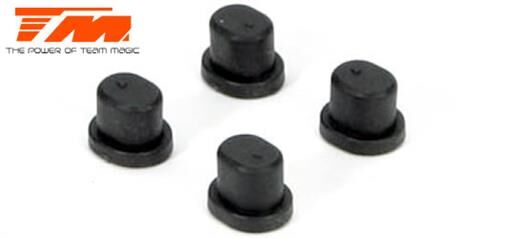 Team Magic Ersatzteil M8JS/JR Gelenkachsenkappen Nylon vorne unten (4 Stk.) / TM560260