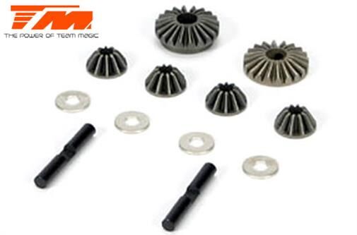 Team Magic Ersatzteil M8JS/JR Differential Kegelrad Satz (für 1 differential) / TM560266