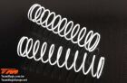 Team Magic Ersatzteil M8JS/JR/B8ER Stossdämpferfeder hinten 18x86mm Weiss #10 Hart (2 Stk.) / TM560271