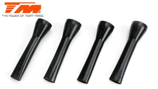 Team Magic Ersatzteil M8JS/JR Stossdämpferschutz Manschette (4 Stk.) / TM560277