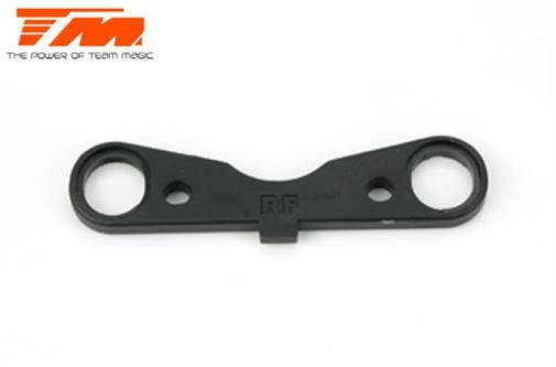 Team Magic Ersatzteil M8JS/JR Hintere Platte für vordere untere Gelenkachsen Composite / TM560282
