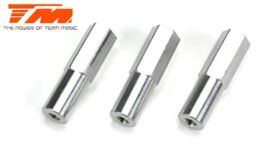 Team Magic Ersatzteil M8JS/JR Radioplatte halter (Hex) /...