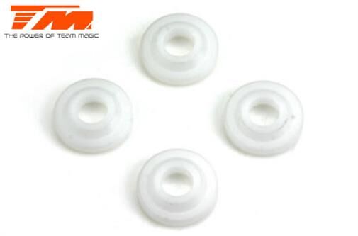 Team Magic Ersatzteil M8JS/JR Stossdämpfer Kolben ohne Loch (4 Stk.) / TM560545